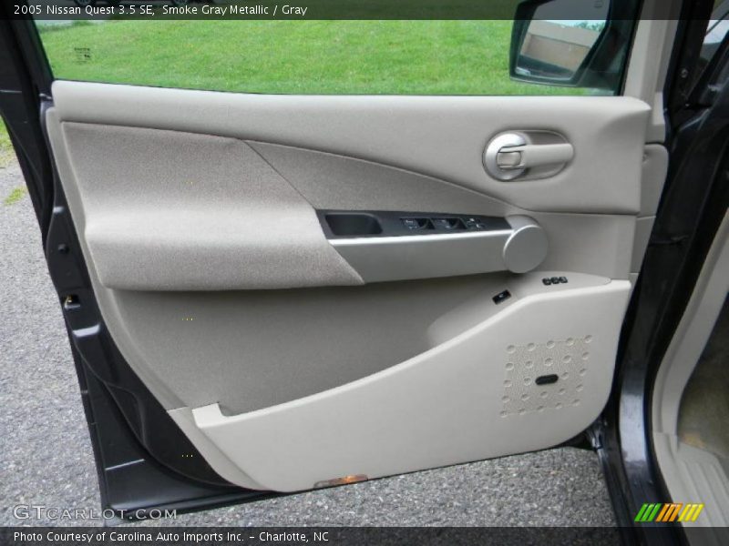 Smoke Gray Metallic / Gray 2005 Nissan Quest 3.5 SE