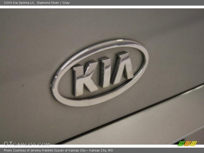 Diamond Silver / Gray 2004 Kia Optima LX