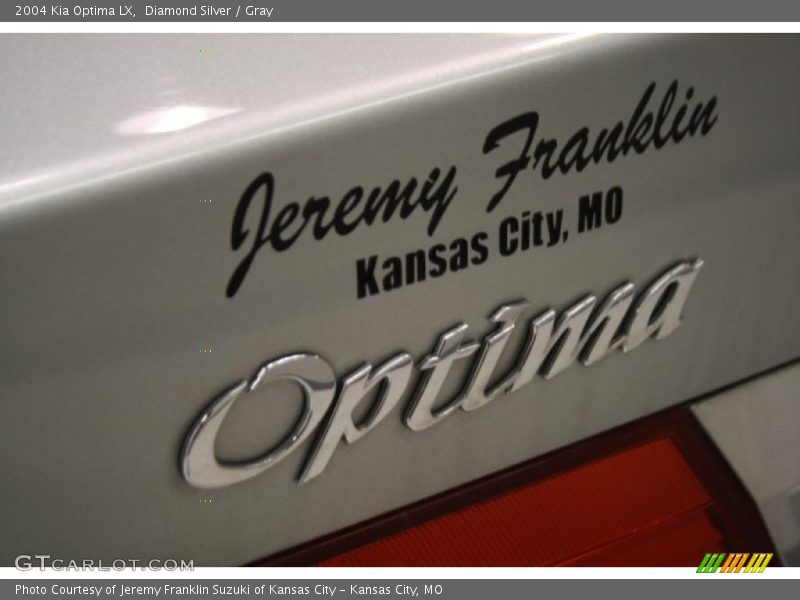 Diamond Silver / Gray 2004 Kia Optima LX