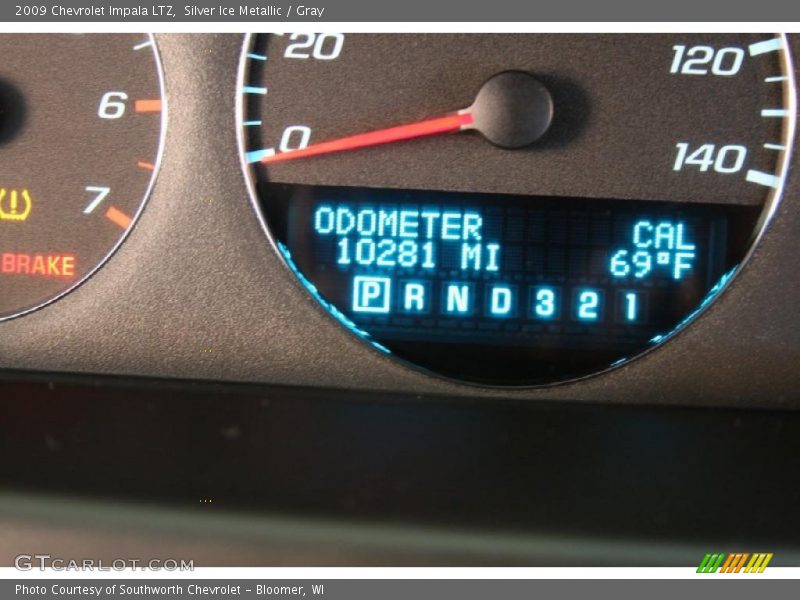 Silver Ice Metallic / Gray 2009 Chevrolet Impala LTZ