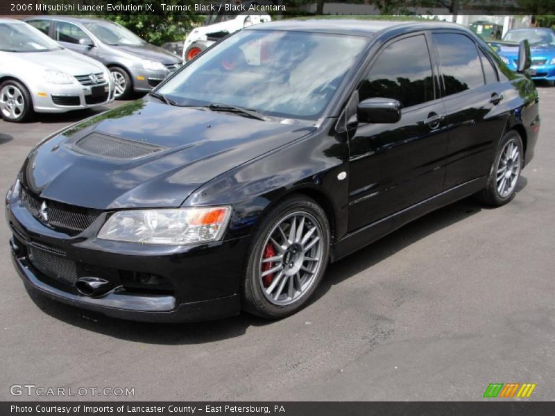 Tarmac Black / Black Alcantara 2006 Mitsubishi Lancer Evolution IX