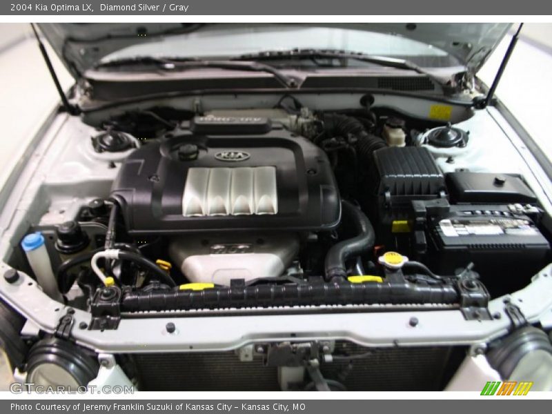Diamond Silver / Gray 2004 Kia Optima LX
