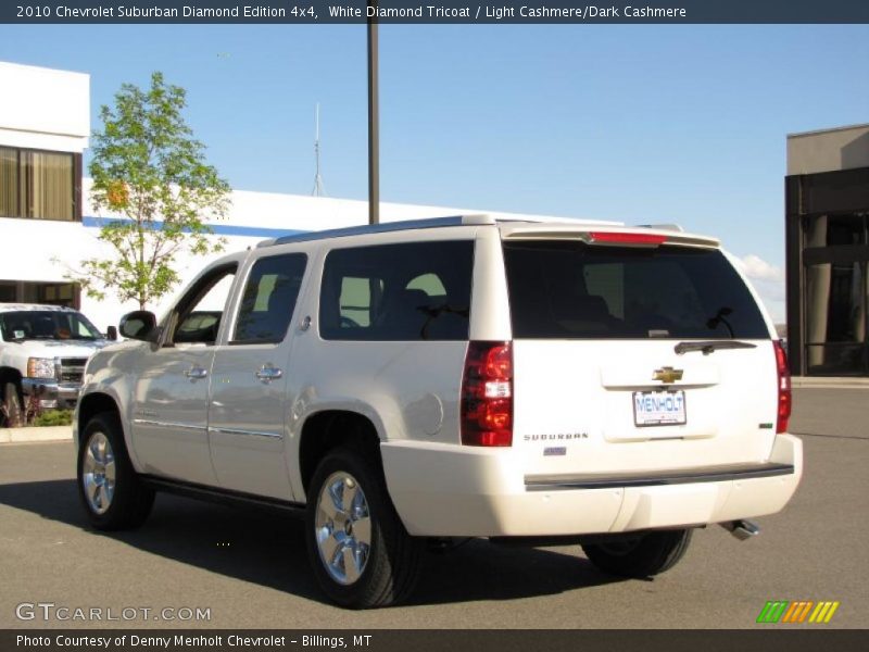 White Diamond Tricoat / Light Cashmere/Dark Cashmere 2010 Chevrolet Suburban Diamond Edition 4x4