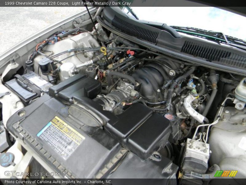 Light Pewter Metallic / Dark Gray 1999 Chevrolet Camaro Z28 Coupe