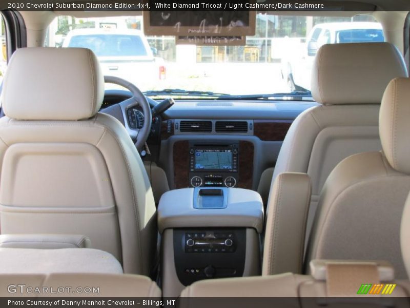 White Diamond Tricoat / Light Cashmere/Dark Cashmere 2010 Chevrolet Suburban Diamond Edition 4x4