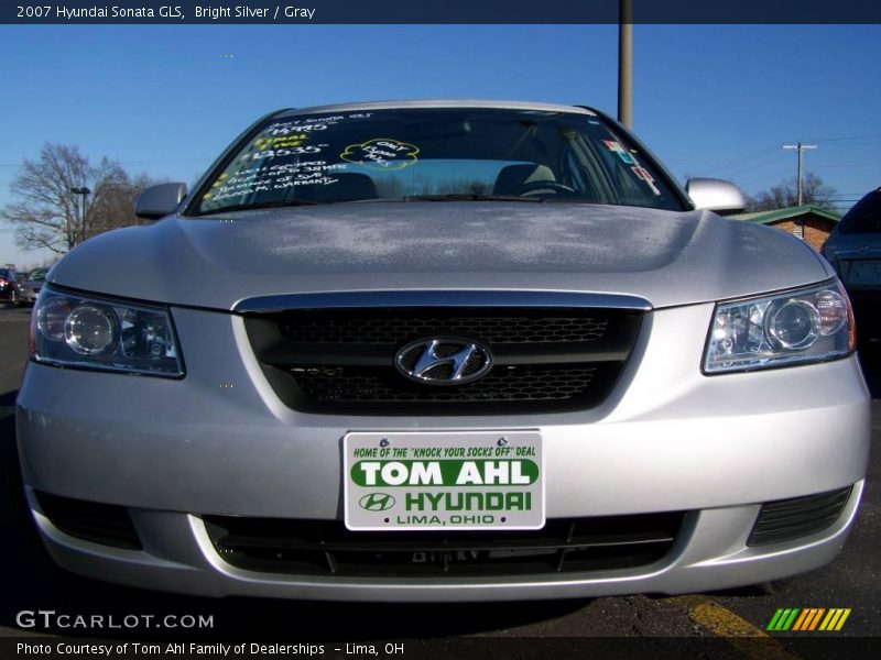 Bright Silver / Gray 2007 Hyundai Sonata GLS