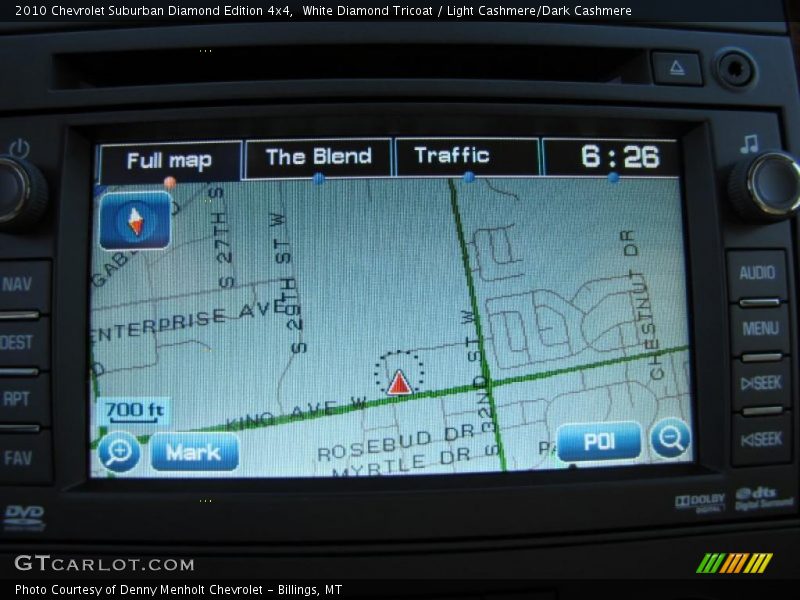 Navigation of 2010 Suburban Diamond Edition 4x4