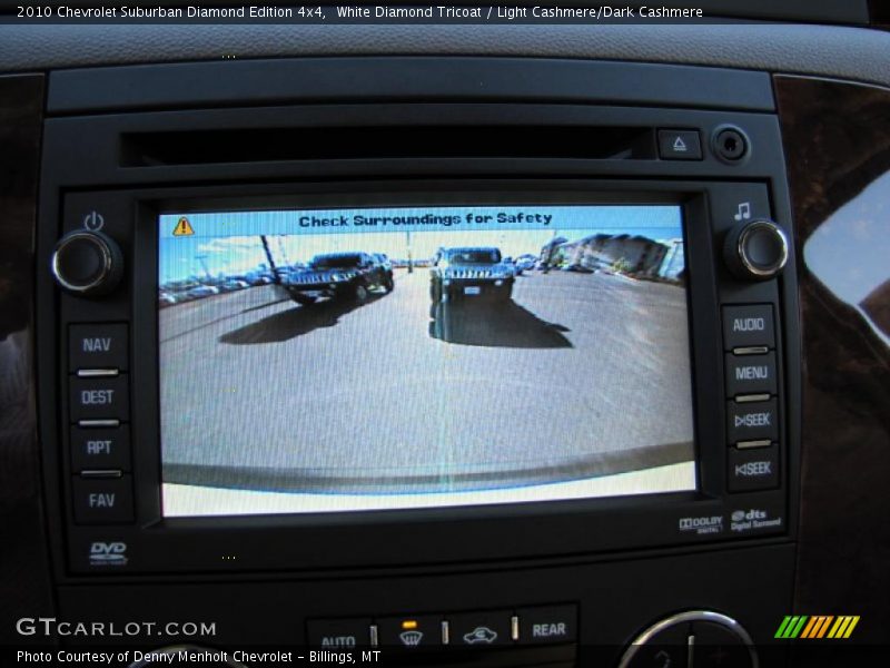 White Diamond Tricoat / Light Cashmere/Dark Cashmere 2010 Chevrolet Suburban Diamond Edition 4x4
