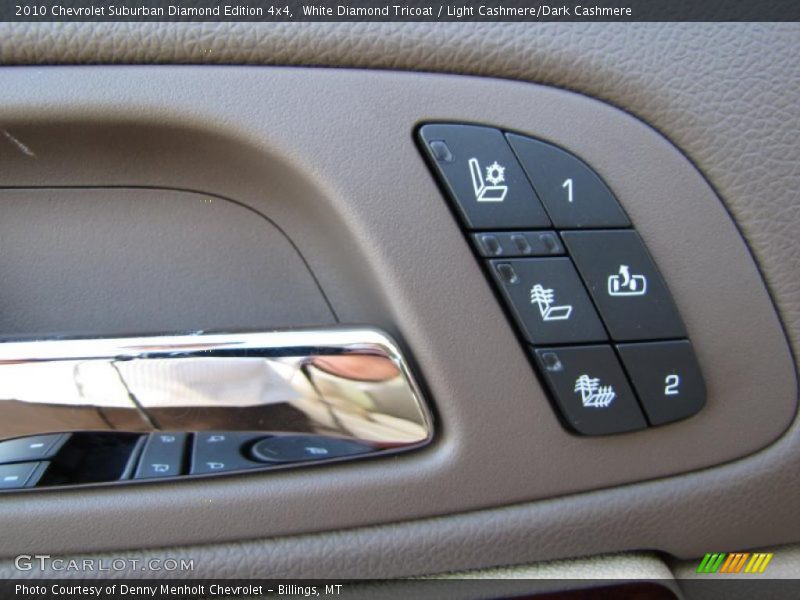 White Diamond Tricoat / Light Cashmere/Dark Cashmere 2010 Chevrolet Suburban Diamond Edition 4x4