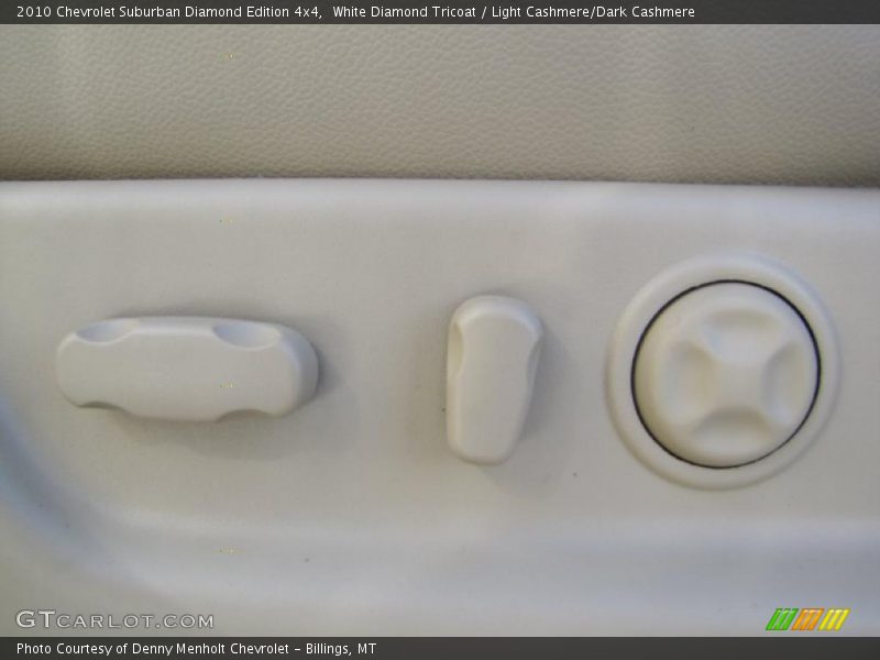 White Diamond Tricoat / Light Cashmere/Dark Cashmere 2010 Chevrolet Suburban Diamond Edition 4x4