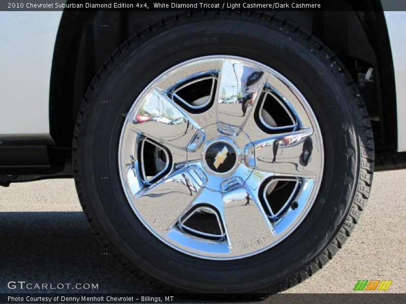 White Diamond Tricoat / Light Cashmere/Dark Cashmere 2010 Chevrolet Suburban Diamond Edition 4x4
