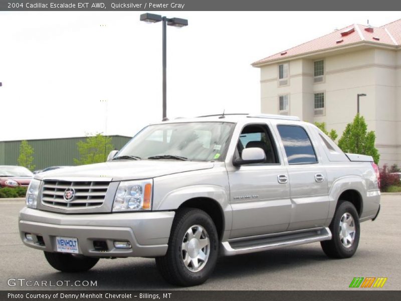 Quicksilver / Pewter Gray 2004 Cadillac Escalade EXT AWD