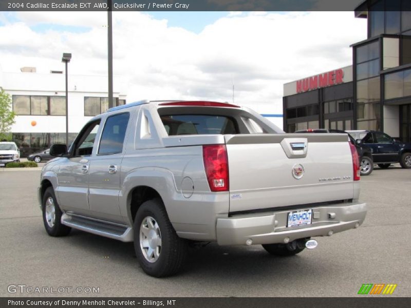 Quicksilver / Pewter Gray 2004 Cadillac Escalade EXT AWD