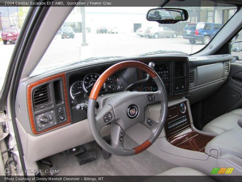Quicksilver / Pewter Gray 2004 Cadillac Escalade EXT AWD