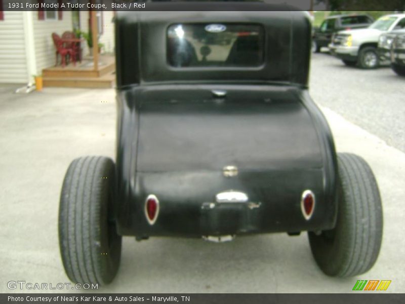 Black / Red 1931 Ford Model A Tudor Coupe