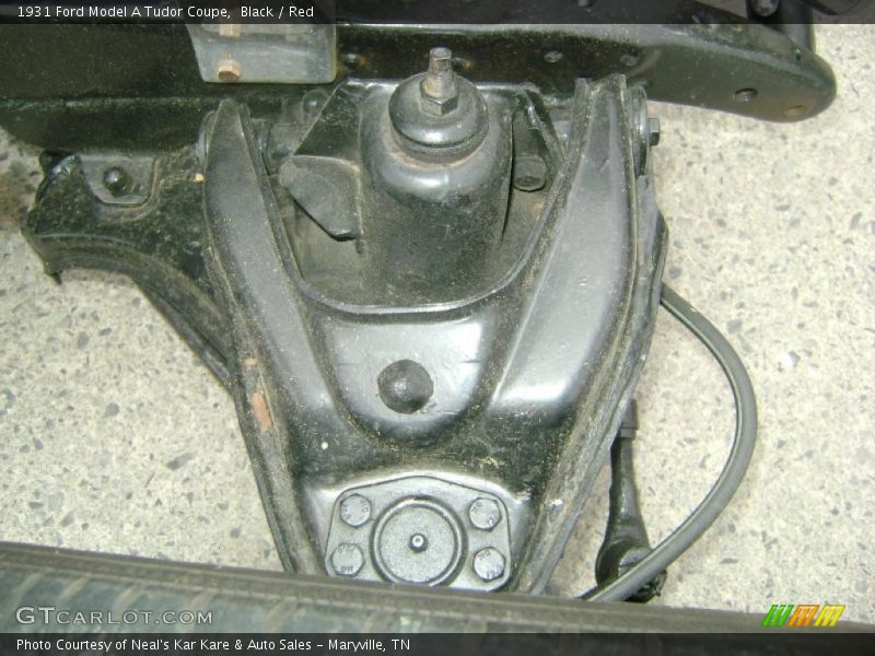 Black / Red 1931 Ford Model A Tudor Coupe