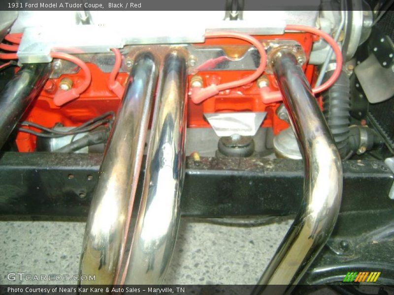 Black / Red 1931 Ford Model A Tudor Coupe