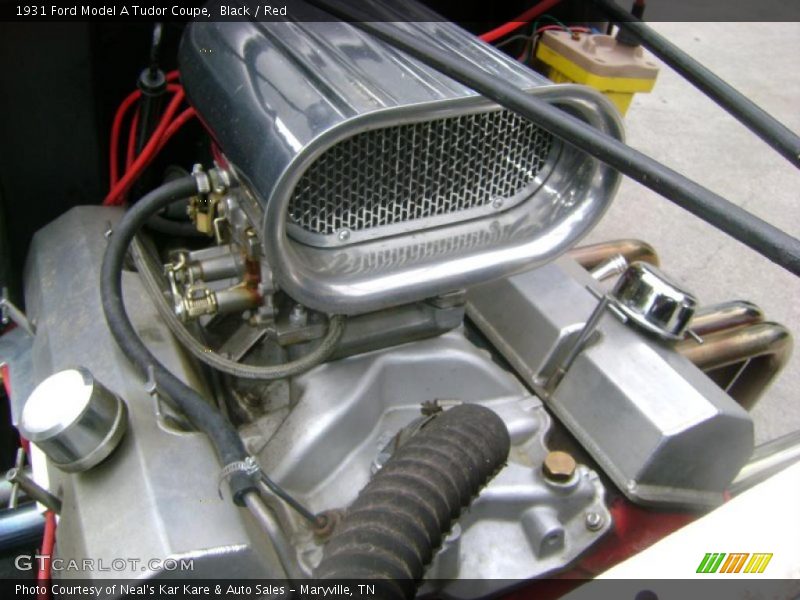 Black / Red 1931 Ford Model A Tudor Coupe