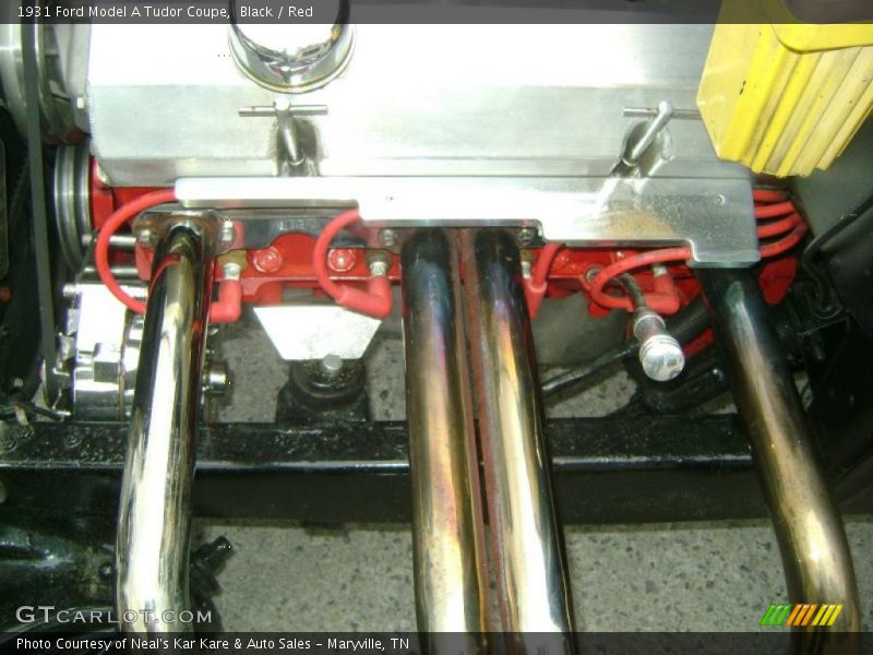 Black / Red 1931 Ford Model A Tudor Coupe