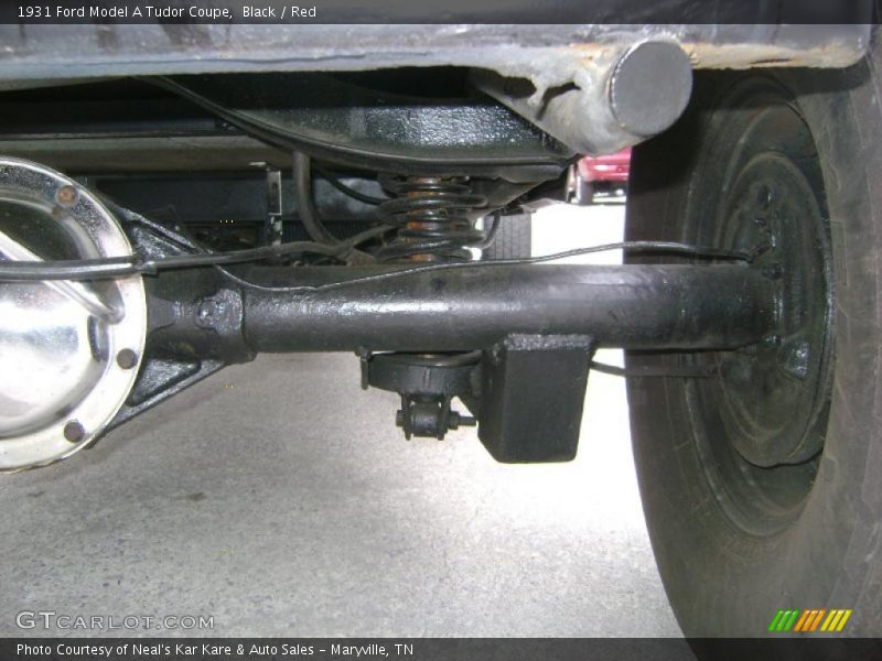 Black / Red 1931 Ford Model A Tudor Coupe