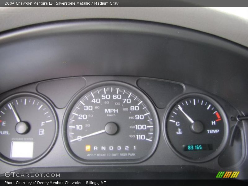 Silverstone Metallic / Medium Gray 2004 Chevrolet Venture LS