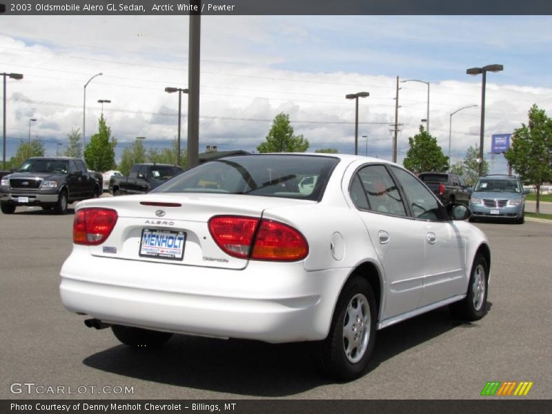 Arctic White / Pewter 2003 Oldsmobile Alero GL Sedan