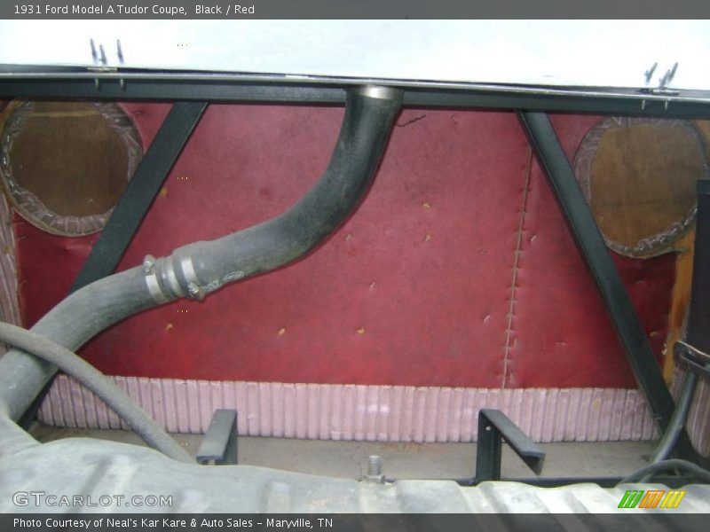 Black / Red 1931 Ford Model A Tudor Coupe