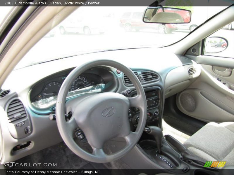 Arctic White / Pewter 2003 Oldsmobile Alero GL Sedan