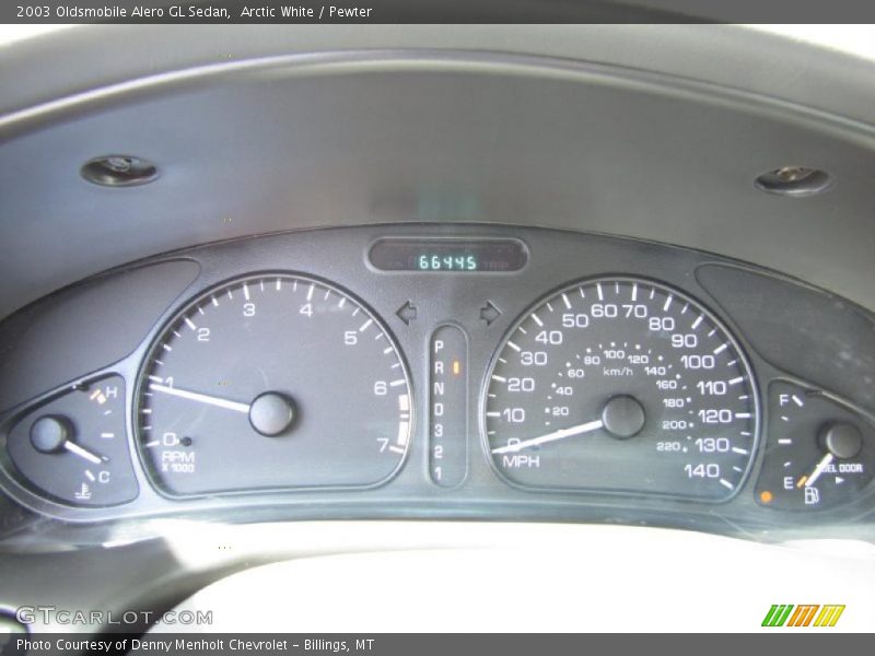 Arctic White / Pewter 2003 Oldsmobile Alero GL Sedan