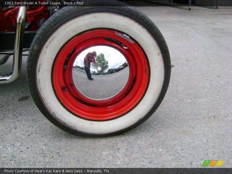 Black / Red 1931 Ford Model A Tudor Coupe