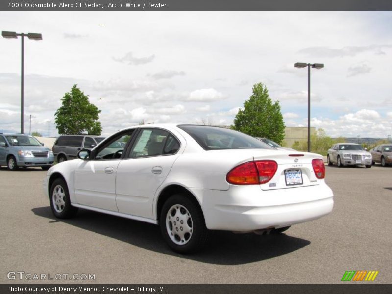 Arctic White / Pewter 2003 Oldsmobile Alero GL Sedan