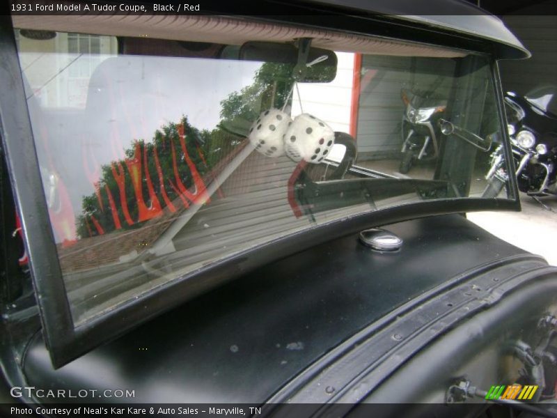 Black / Red 1931 Ford Model A Tudor Coupe