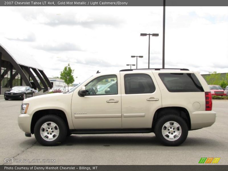 Gold Mist Metallic / Light Cashmere/Ebony 2007 Chevrolet Tahoe LT 4x4
