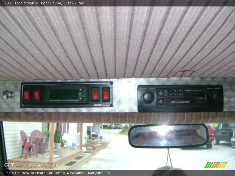 Black / Red 1931 Ford Model A Tudor Coupe