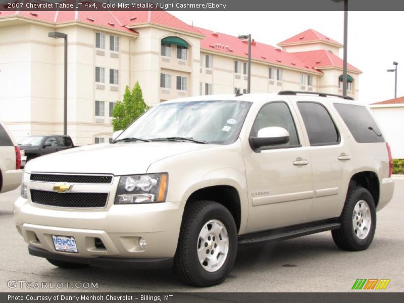 Gold Mist Metallic / Light Cashmere/Ebony 2007 Chevrolet Tahoe LT 4x4