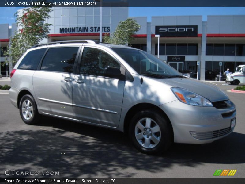 Silver Shadow Pearl / Stone 2005 Toyota Sienna LE