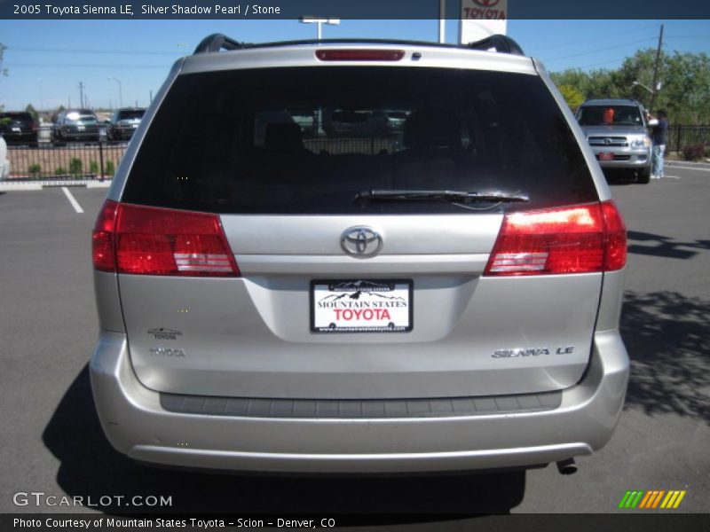 Silver Shadow Pearl / Stone 2005 Toyota Sienna LE