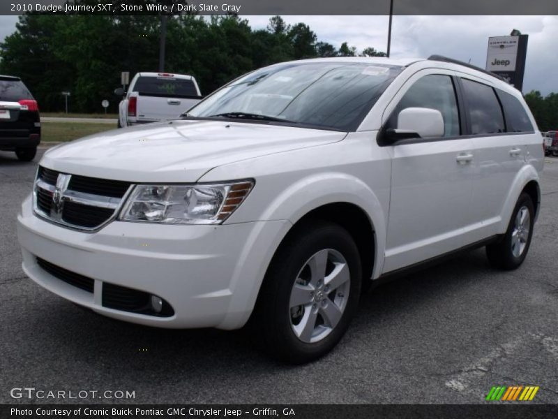 Stone White / Dark Slate Gray 2010 Dodge Journey SXT