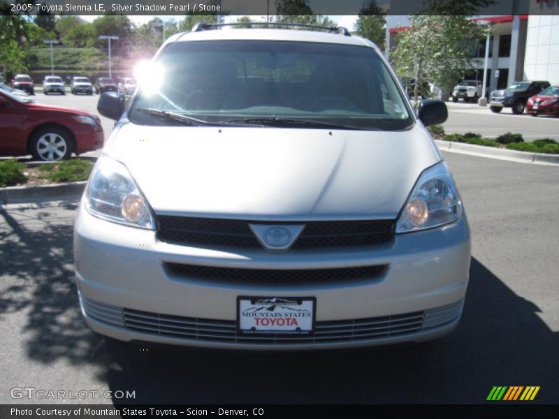Silver Shadow Pearl / Stone 2005 Toyota Sienna LE