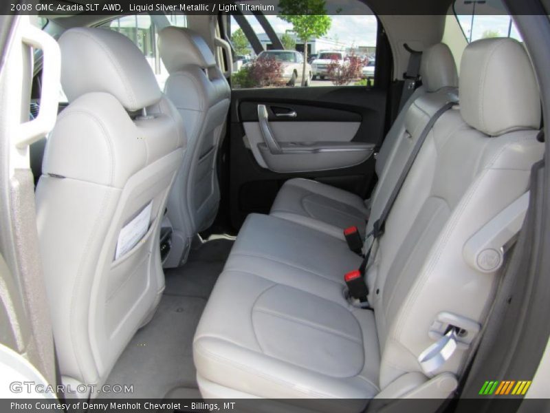 Liquid Silver Metallic / Light Titanium 2008 GMC Acadia SLT AWD