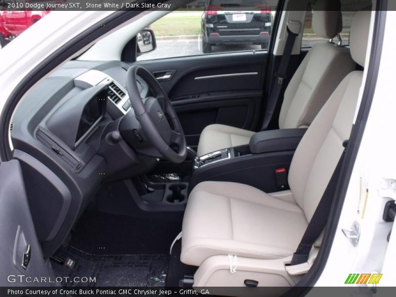 Stone White / Dark Slate Gray 2010 Dodge Journey SXT