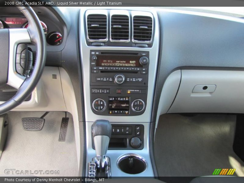 Liquid Silver Metallic / Light Titanium 2008 GMC Acadia SLT AWD