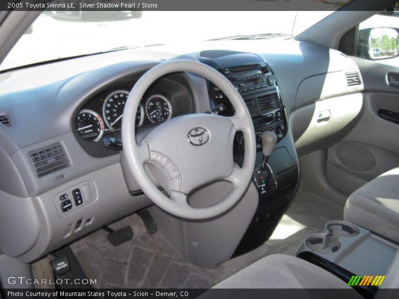 Silver Shadow Pearl / Stone 2005 Toyota Sienna LE