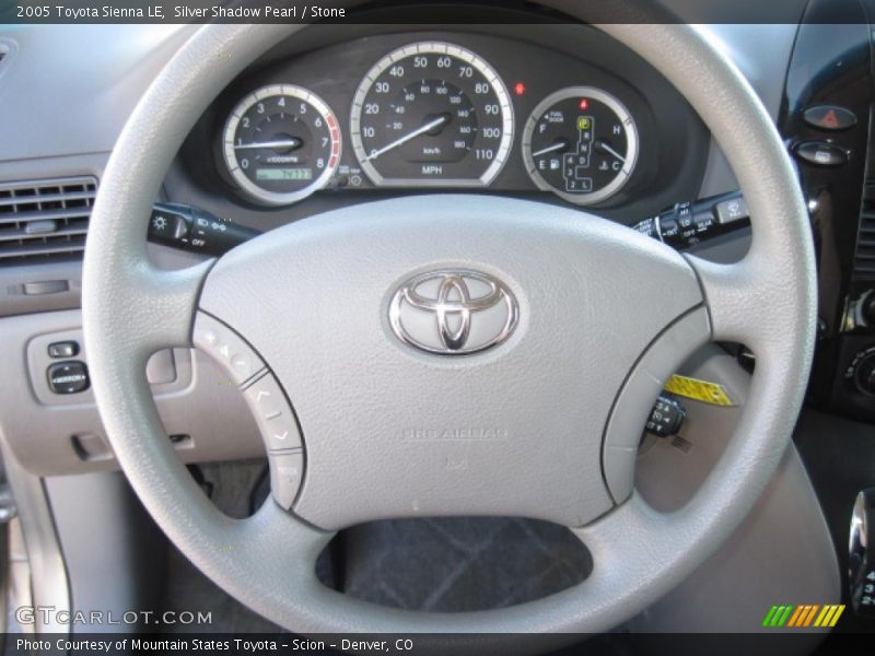Silver Shadow Pearl / Stone 2005 Toyota Sienna LE