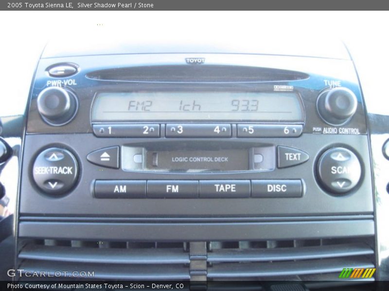 Silver Shadow Pearl / Stone 2005 Toyota Sienna LE