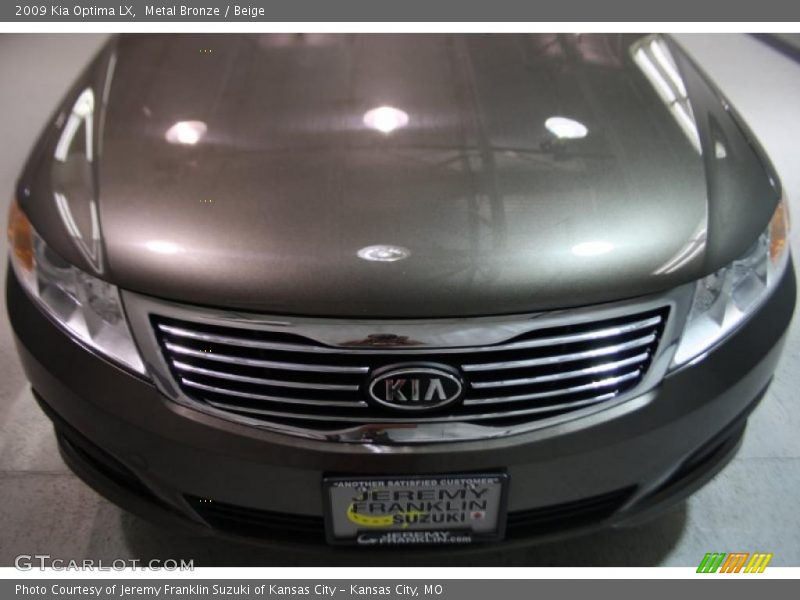 Metal Bronze / Beige 2009 Kia Optima LX
