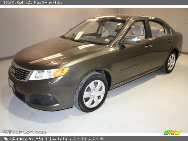 Metal Bronze / Beige 2009 Kia Optima LX