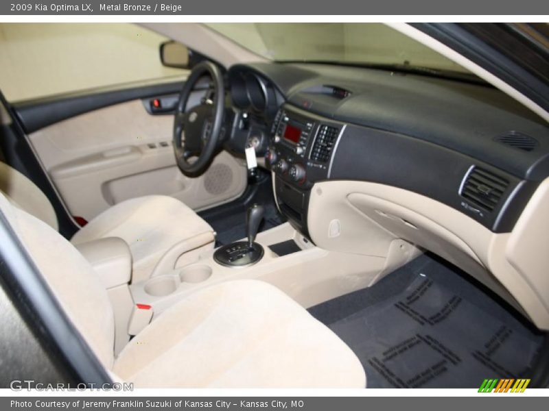 Metal Bronze / Beige 2009 Kia Optima LX