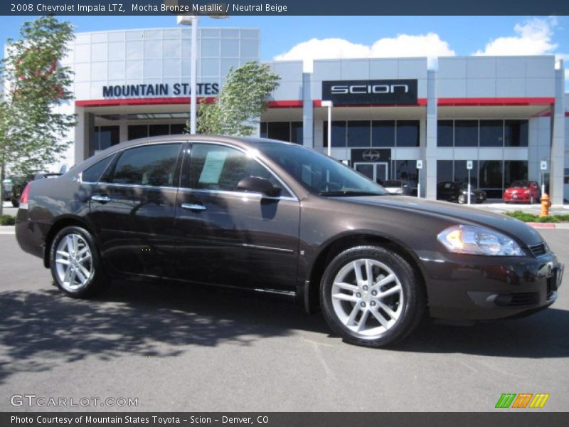 Mocha Bronze Metallic / Neutral Beige 2008 Chevrolet Impala LTZ