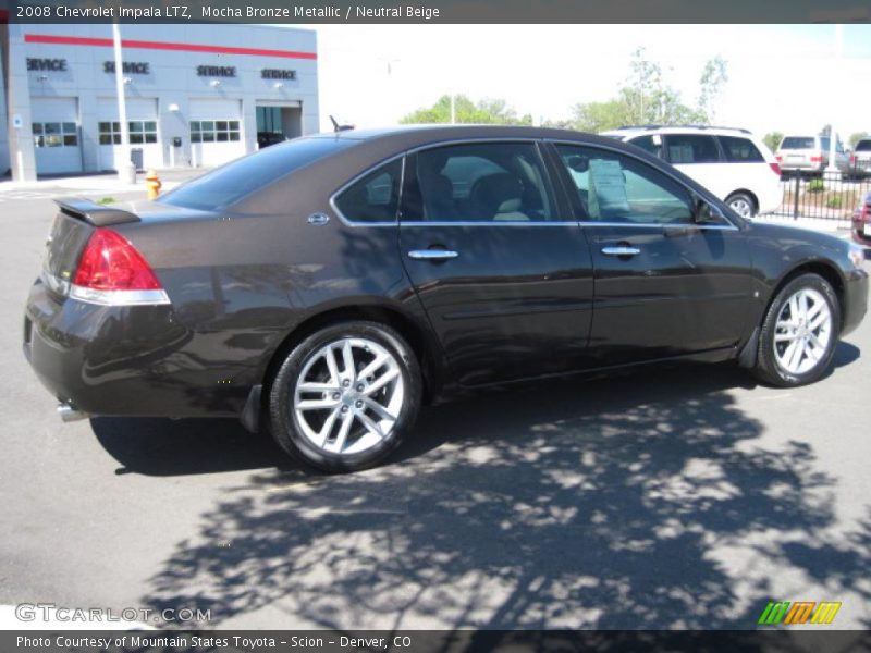 Mocha Bronze Metallic / Neutral Beige 2008 Chevrolet Impala LTZ